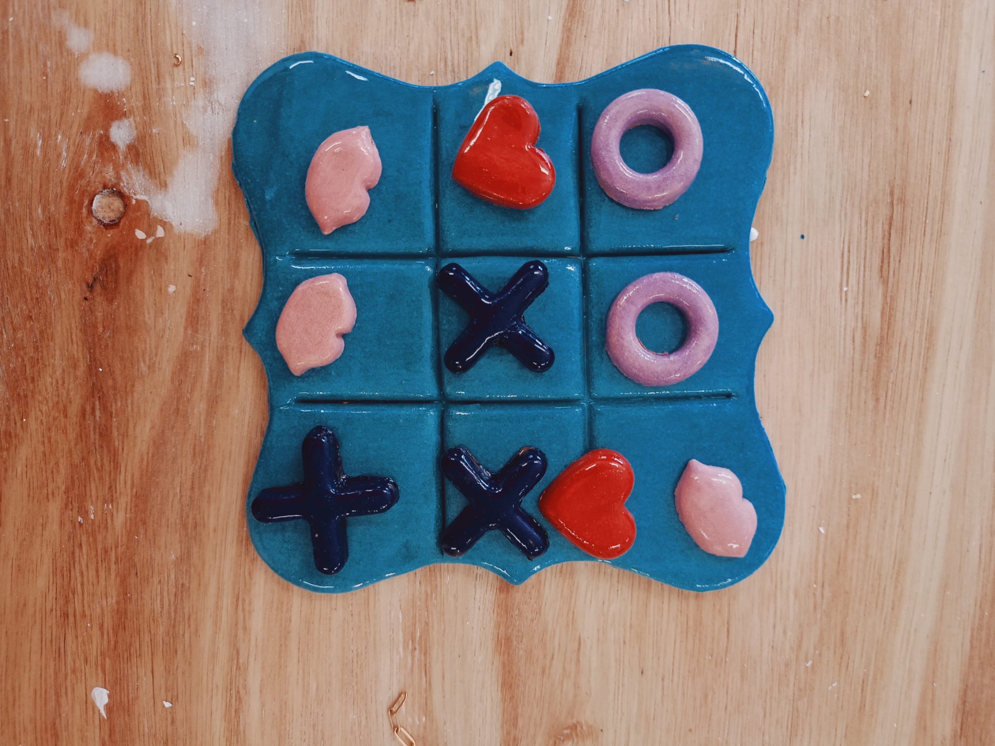 Gioco del tris in ceramica “Patris”